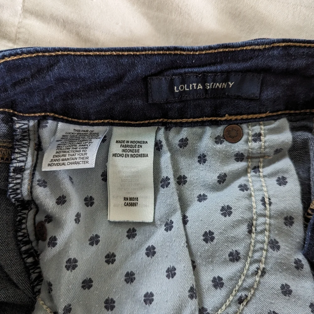 Lucky Brand Lolita Skinny Stretch Jegging 8 / 29 Faded Wash Blue Jean Mid Rise - Picture 5 of 8